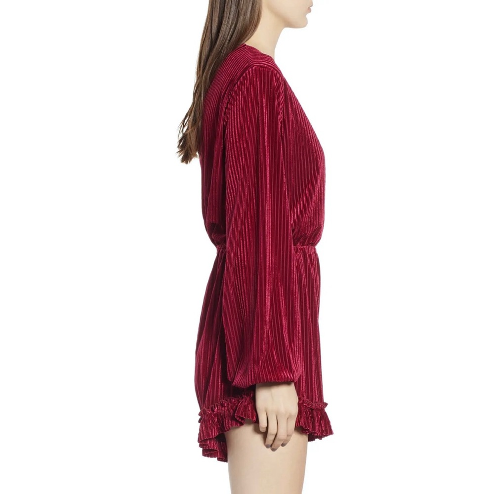 NEW THE FIFTH LABEL VELVET LONG SLEEVE ROMPER - Picture 5 of 11